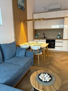 Kuchyň nebo kuchyňský kout v ubytování Resort Jantar