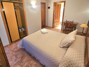 Postel nebo postele na pokoji v ubytování HOSTAL JJ salduero