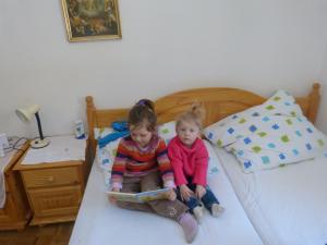 Postel nebo postele na pokoji v ubytování Gästehaus Lienharterhof