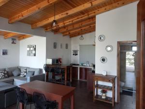 Posezení v ubytování Cabaña "Alexa", en el corazón del bosque de Mazamitla