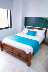 Uma cama ou camas num quarto em Hotel Steven