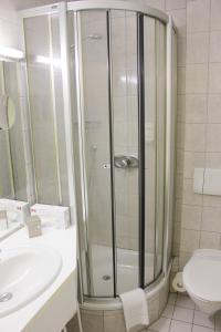 Koupelna v ubytování Landhotel zum Böhm