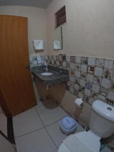 Vonios kambarys apgyvendinimo įstaigoje Aquarela Suítes Atins