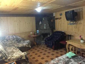 TV a/nebo společenská místnost v ubytování Pryvatna sadyba Svitanok