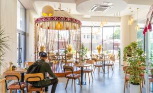 Restaurace v ubytování ololoYurt