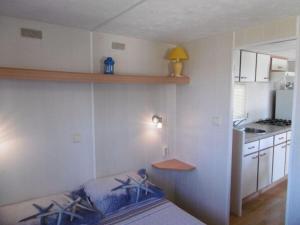 Η κουζίνα ή μικρή κουζίνα στο Mobilheim Sunstar +12 φωτογραφίες