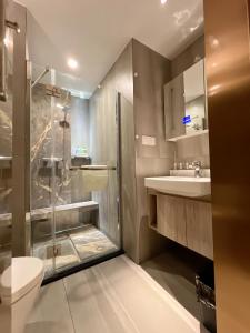 Koupelna v ubytování Zhongshan Perth Hotel Apartment - Shiqi Wanxianghui Branch