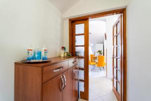 Kuchyň nebo kuchyňský kout v ubytování Apartmani Kadena
