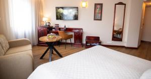 Katil atau katil-katil dalam bilik di Hotel Legend
