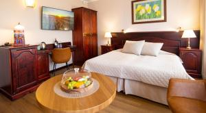 Katil atau katil-katil dalam bilik di Hotel Legend