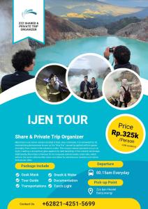 a flyer for a trip to ireland at Zzz in Banyuwangi