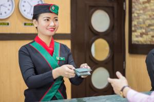 Členové personálu v ubytování Eurotel Las Pinas