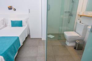 Koupelna v ubytování Hostal La Isla