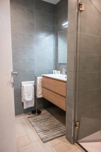 Koupelna v ubytování Petra B&B