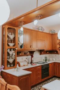 Η κουζίνα ή μικρή κουζίνα στο Βίλα Αντώνης +10 φωτογραφίες