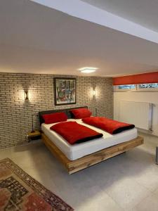 Postel nebo postele na pokoji v ubytování Ferienwohnung Erwitte Soest Sassendorf Lippstadt