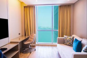 Hilton Bahrain的休息区