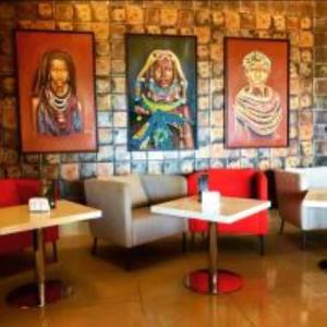 Posezení v ubytování Home Suites Boutique Hotel Freetown