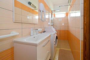 Koupelna v ubytování Uliveto Apartment