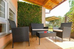Patio nebo venkovní prostory v ubytování Uliveto Apartment