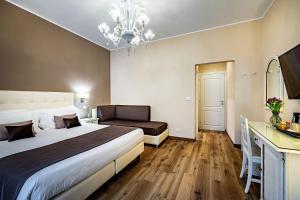 Postel nebo postele na pokoji v ubytování La Corte di Ripoli