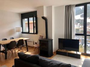 Posezení v ubytování Apartamento MIRADOR El tarter