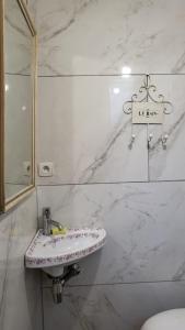 Koupelna v ubytování Charme studio