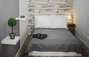Posteľ alebo postele v izbe v ubytovaní 3 room apartment in the beautiful street