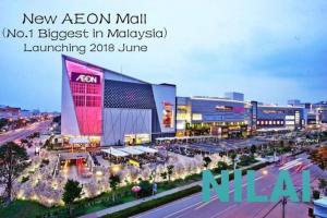 a new arena mall in a city at night at KLIA Minimalist Gr Fl Villa w free park & TV in Sepang