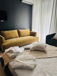 Postel nebo postele na pokoji v ubytování Mandarin Apulia 19 B&B