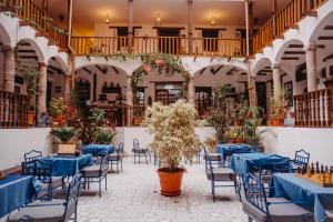 Restaurace v ubytování Hotel Casa Alquimia
