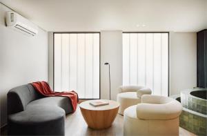 Posezení v ubytování Wellcomm Spa & Hotel