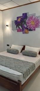 Postel nebo postele na pokoji v ubytování Villa 22 Negombo
