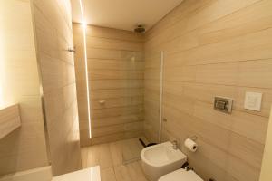 Koupelna v ubytování Hotel Nova