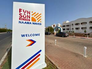 Certifikát, hodnocení, plakát nebo jiný dokument vystavený v ubytování Fun & Sun Naama Waves