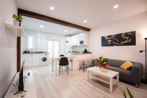 Dapur atau dapur kecil di cisneros apartment