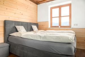 Posteľ alebo postele v izbe v ubytovaní Bio Bauernhof Brandgut