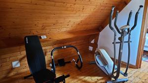 Fitness centrum a/nebo fitness zařízení v ubytování Gite Marie Le Bellanoy