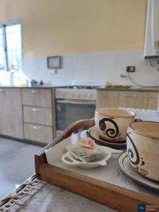 Η κουζίνα ή μικρή κουζίνα στο Casa cubos
