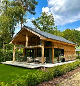 Zahrada ubytování Chalet Hoge Kempen