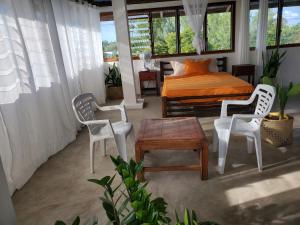Χώρος καθιστικού στο Duplex familial, vue mer, à Majunga Petite-plage +42 φωτογραφίες