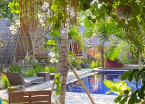 Zahrada ubytování The Hideaway Canggu