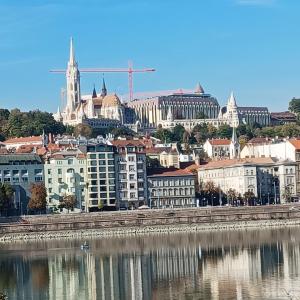 Výhľad na mesto Budapešť alebo výhľad na mesto priamo z apartmánu