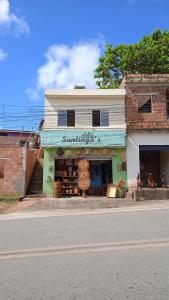 a teddy bear shop on the side of a street at Aconchego Santiago's in Rio Formoso