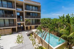 Illustration of Ocean View Penthouse Apartment With Private Balcony And Pool