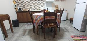 A kitchen or kitchenette at Chrisi Traditional House