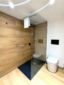 Koupelna v ubytování Ti Scialìi Loft