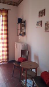 Posezení v ubytování B&B Tre Confini