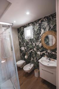 Koupelna v ubytování Macramè Room + 34 fotografií