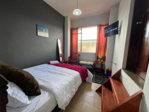 Postel nebo postele na pokoji v ubytování St. Gallen Haus